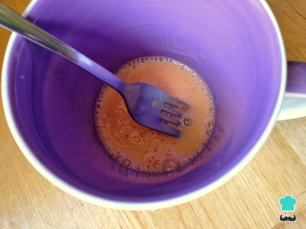 Recette de gâteau aux flocons d'avoine au micro-ondes - Étape 1