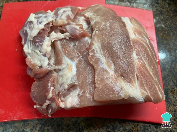 Recette de Bondiola râpée à la bière - Étape 1