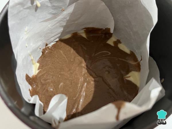 Recette de génoise marbrée - Étape 6