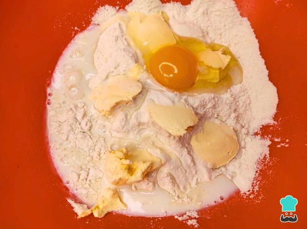 Recette de gâteau d'amour chilien - Étape 1