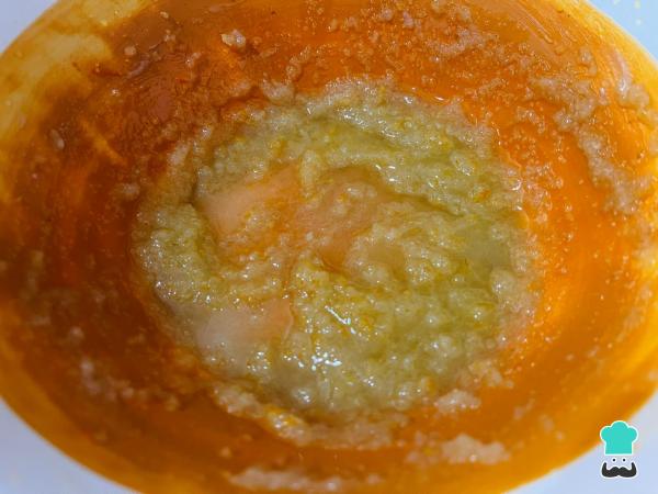 Recette de pudding végétalien à l'orange - Étape 1