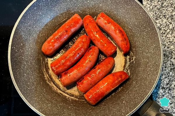 Recette de choripán chilien - Étape 1