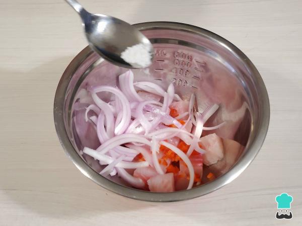 Recette de Ceviche Piuran - Étape 2
