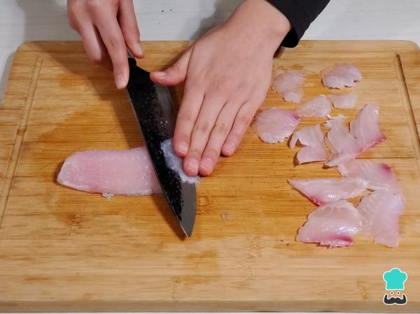 Recette Tiradito Tricolore - Étape 1