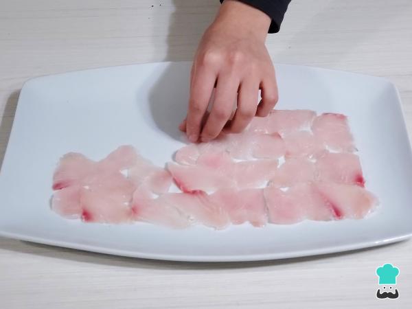 Recette de Tiradito tricolore - Étape 2