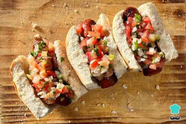 Recette de choripán chilien