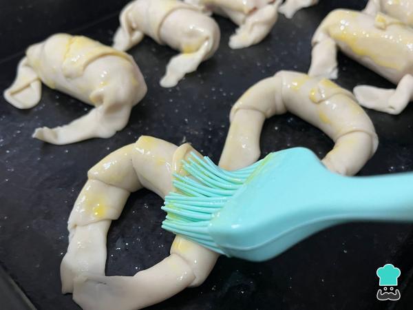 Recette des Croissants à la pâte à tarte - Étape 5