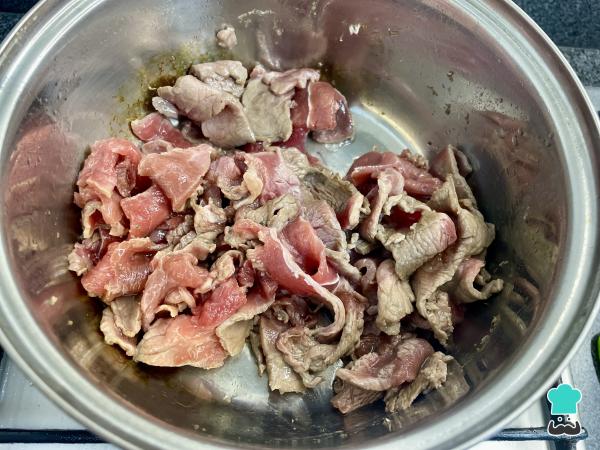 Recette de salpicón chilien - Étape 1