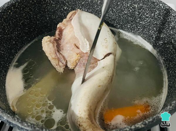Recette Vitel toné de langue - Étape 1