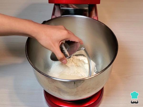 Recette de pain à la friteuse à air – Étape 1