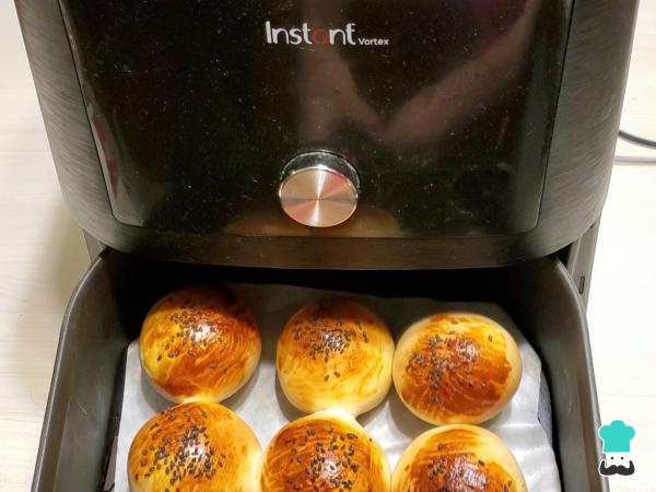 Recette de pain à la friteuse à air – Étape 9