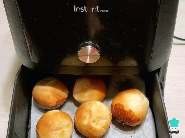 Recette de pain à la friteuse à air – Étape 10