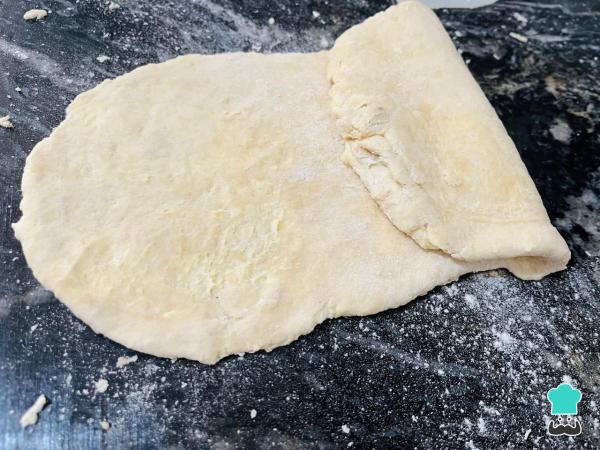 Recette d'allumettes de jambon et de fromage - Étape 4