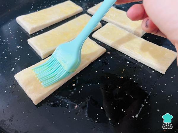 Recette d'allumettes de jambon et de fromage - Étape 8