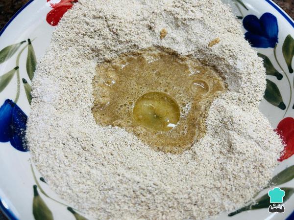 Recette de Gâteaux frits à la farine de blé entier - Étape 1