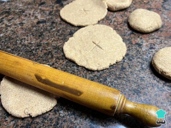 Recette de Gâteaux frits à la farine de blé entier - Étape 4