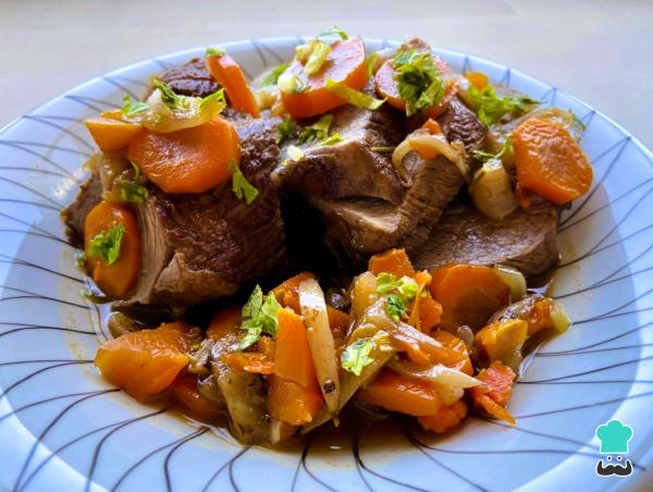 Recette de Colita de cuadril en cocotte - Étape 8