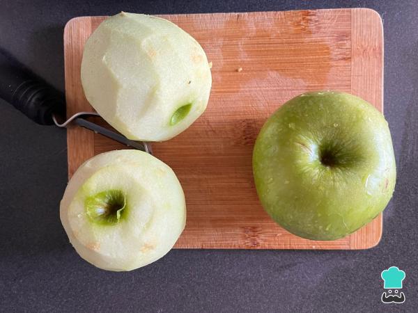 Recette de gâteau d'avoine et de pomme sur les aéronomètres - Étape 1