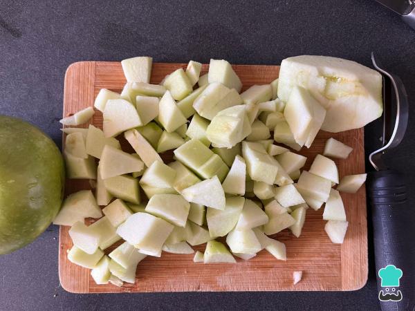 Recette de gâteau d'avoine et de pomme sur les aéronomètres - Étape 2