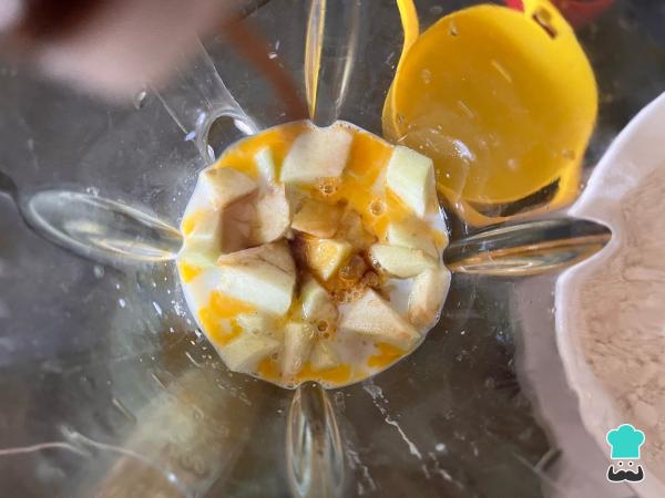 Recette de gâteau d'avoine et de pomme sur les aéronomètres - Étape 3