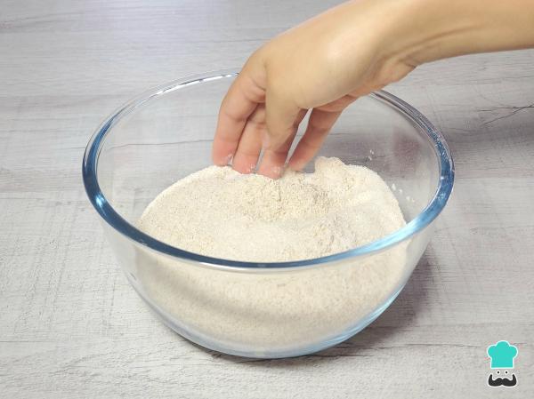 Recette de masse de pizza intégrale - Étape 1