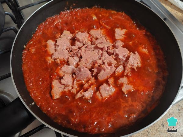 Recette de thon Tinga - Étape 4