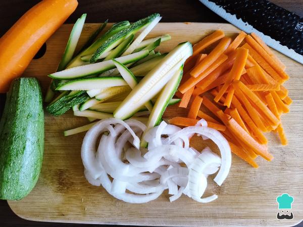 Recette de filet de poisson d'emballage - Étape 1