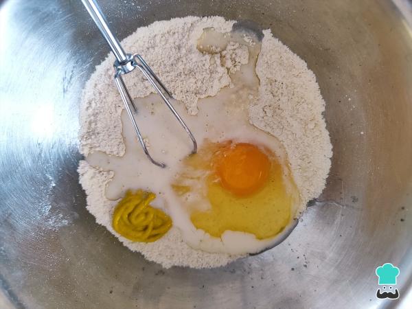 Recette de drapeau au fromage - Étape 2