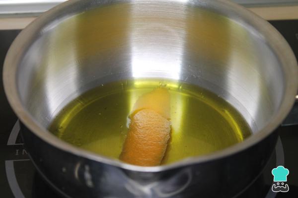 Recette pour les pestiños de vin - Étape 1