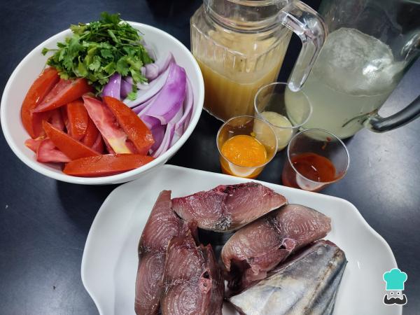 Recette de poisson sué péruvien - Étape 1