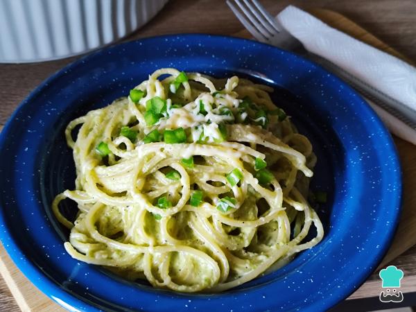 Recette de spaghetti vertes avec haricot chili
