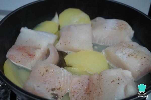 Recette traditionnelle de hake galicien - Étape 4