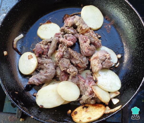 Recette de steak ranch aux pommes de terre - Étape 3