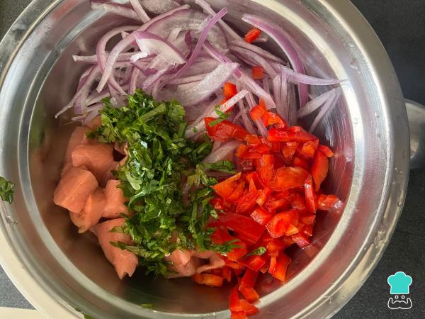 Recette de ceviche de saumon - Étape 12