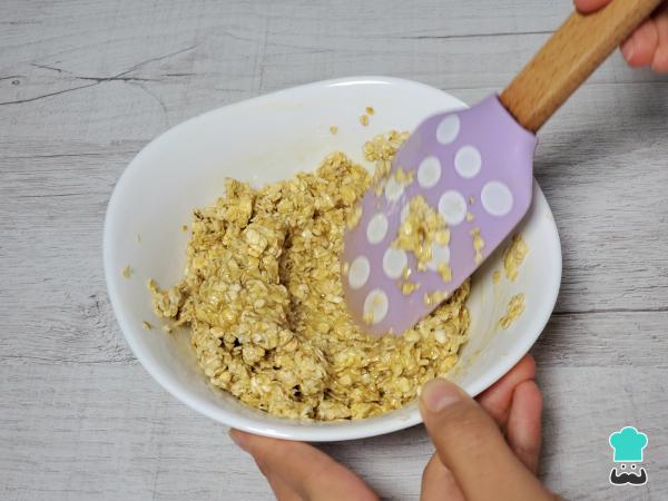 Recette de biscuits à l'avoine avec 3 ingrédients - Étape 3