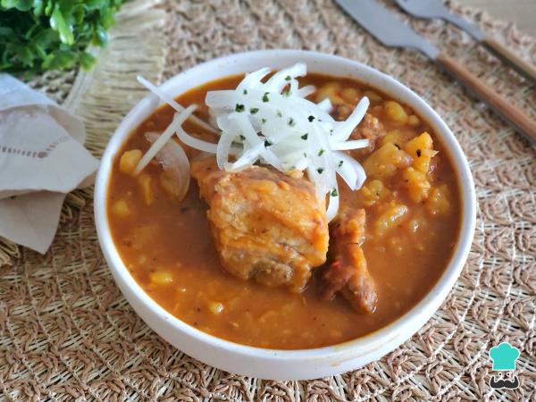 Recette de chinchana carapulcra - Étape 9