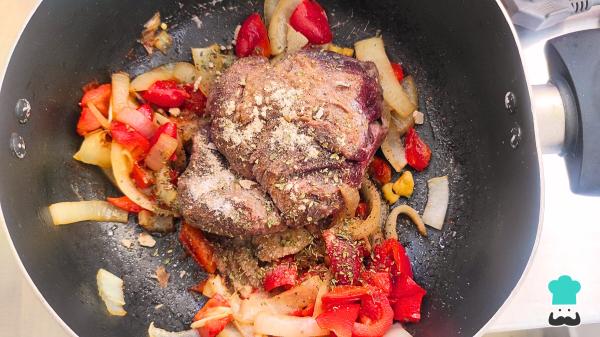 Recette de viande avec vin rouge - Étape 3