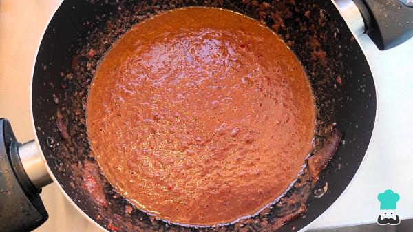 Recette de chair avec vin rouge - Étape 6