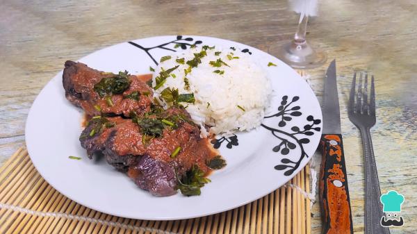 Recette de chair avec vin rouge - Étape 7