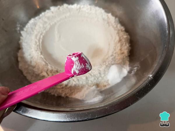 Recette pour les pancitos sans levain - Étape 2