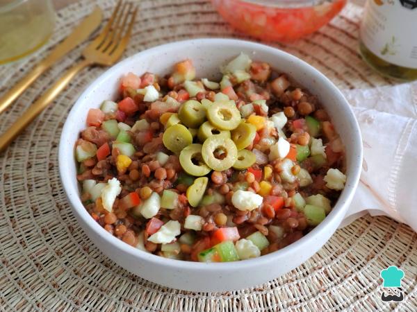 Recette de salade de lentilles de bateau