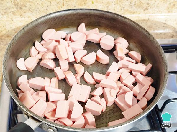 Recette de saucisse incendiée - Étape 2