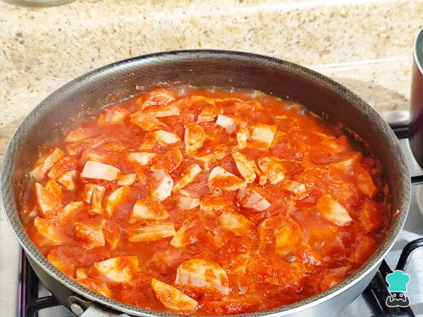 Recette de saucisse enchaînée - Étape 4