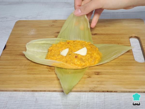 Recette Humita en chala - Étape 9