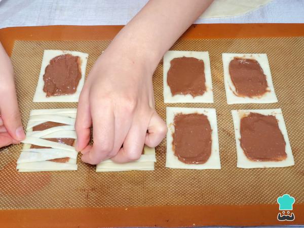 Mummies de pâte feuilletée - Étape 5
