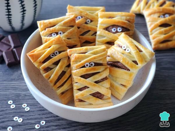 Mummies de pâtisserie feuillette - Étape 8