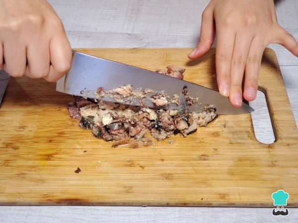 Recette de nouilles puttanesca - Étape 2