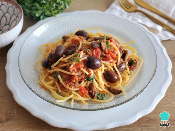 Recette de nouilles puttanesca