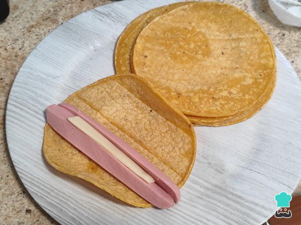 Recette de flûtes à saucisses - Étape 3