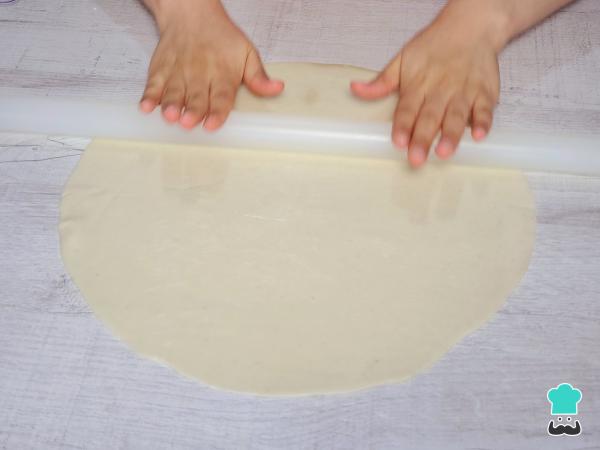 Recette de croissants à la pâte feuilletée - Étape 1